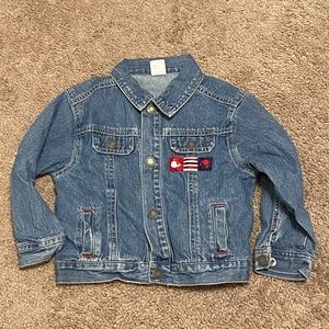 Carters 24M 2T Jean Jacket Nautical Whale